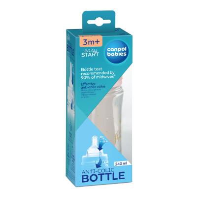 Canpol babies Royal Baby Easy Start Anti-Colic Bottle Little Princess 3m+ Dojčenská fľaša pre deti 240 ml