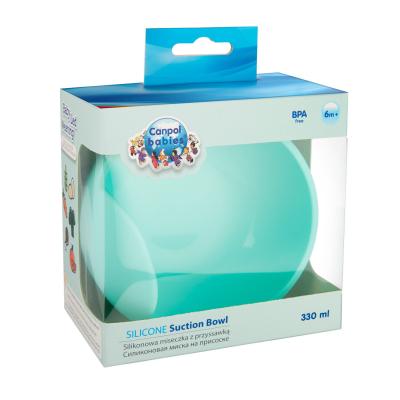 Canpol babies Silicone Suction Bowl Turquoise Riad pre deti 330 ml