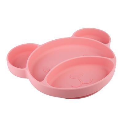 Canpol babies Silicone Suction Plate Pink Riad pre deti 500 ml