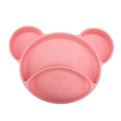 Canpol babies Silicone Suction Plate Pink Riad pre deti 500 ml