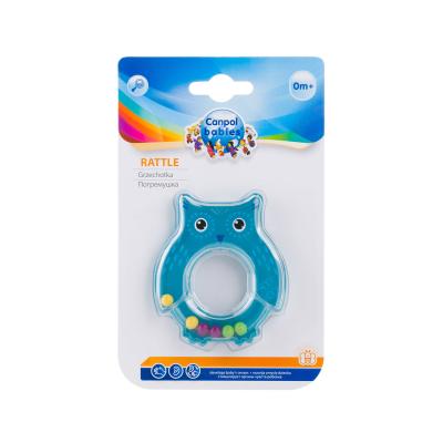 Canpol babies Rattle Owl Blue Hrkálka pre deti 1 ks