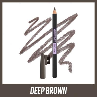 Maybelline Express Brow Shaping Pencil Ceruzka na obočie pre ženy 4,3 g Odtieň 05 Deep Brown