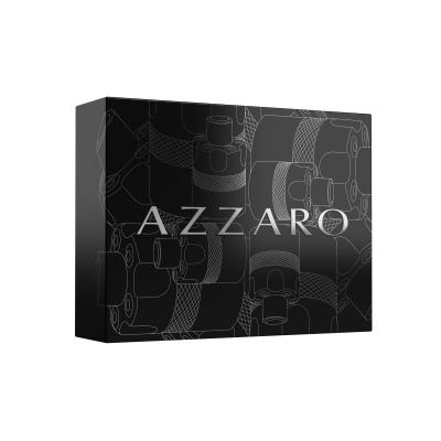 Azzaro The Most Wanted Darčeková kazeta parfumovaná voda 100 ml + parfumovaná voda 10 ml + šampón na vlasy a telo Wanted 75 ml