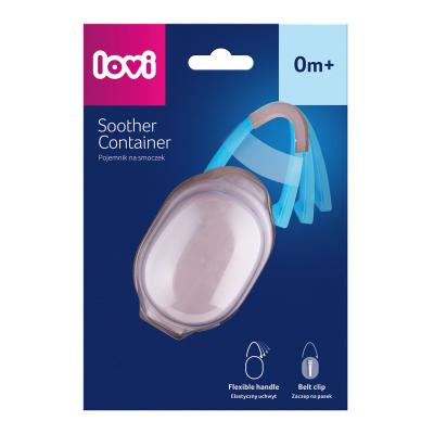 LOVI Soother Container Pink Púzdro na cumlík pre deti 1 ks