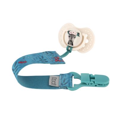 LOVI Wild Soul Soother Clip With Ribbon Klip na cumlík pre deti 1 ks