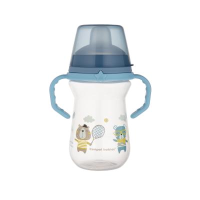 Canpol babies Bonjour Paris First Cup Blue 6m+ Šálka pre deti 250 ml