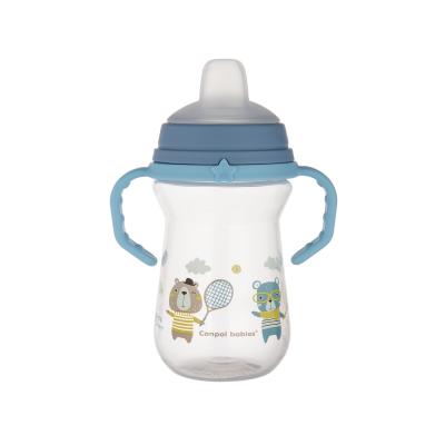 Canpol babies Bonjour Paris First Cup Blue 6m+ Šálka pre deti 250 ml