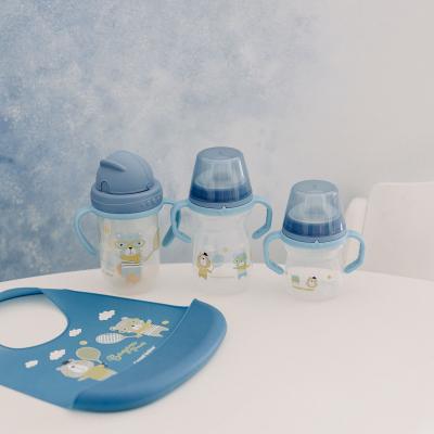 Canpol babies Bonjour Paris First Cup Blue 6m+ Šálka pre deti 250 ml