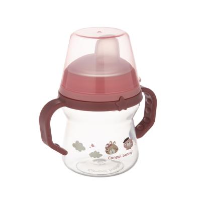 Canpol babies Bonjour Paris First Cup Pink 6m+ Šálka pre deti 150 ml