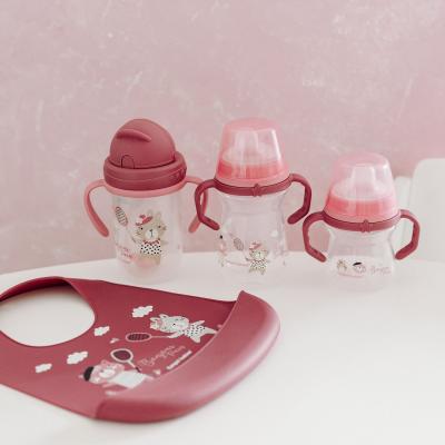 Canpol babies Bonjour Paris First Cup Pink 6m+ Šálka pre deti 150 ml