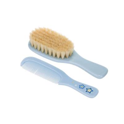 Canpol babies Newborn Baby Baby Brush With Comb Stars Hrebeň na vlasy pre deti Set