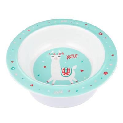 Canpol babies Exotic Animals Melamine Bowl With Suction Ring Turquoise Riad pre deti 270 ml