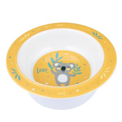 Canpol babies Exotic Animals Melamine Bowl With Suction Ring Yellow Riad pre deti 270 ml