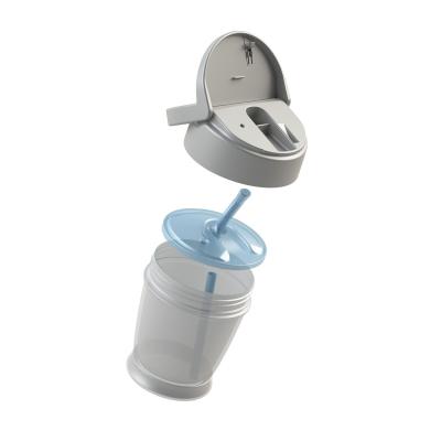 LOVI Salt&amp;Pepper Cup With Straw Šálka pre deti 350 ml