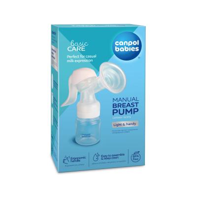 Canpol babies Basic Care Manual Breast Pump Odsávačka mlieka pre ženy 1 ks