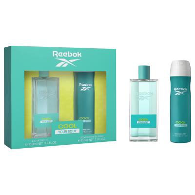 Reebok Cool Your Body Darčeková kazeta toaletná voda 100 ml + dezodorant 150 ml