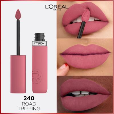 L&#039;Oréal Paris Infaillible Matte Resistance Lipstick Rúž pre ženy 5 ml Odtieň 240 Road Tripping