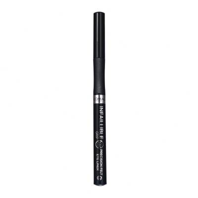 L&#039;Oréal Paris Infaillible Grip 24H Precision Felt Eyeliner Očná linka pre ženy 1 ml Odtieň 01 Black