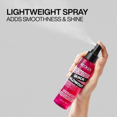 Redken Quick Blowout Lightweight Blow Dry Primer Spray Pre tepelnú úpravu vlasov pre ženy 125 ml