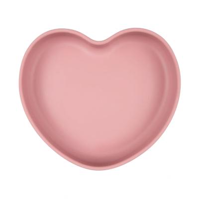 Canpol babies Silicone Suction Plate Heart Pink Riad pre deti 300 ml