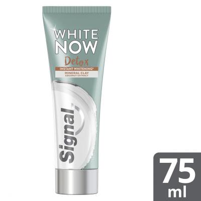 Signal White Now Detox Coconut &amp; Clay Zubná pasta 75 ml