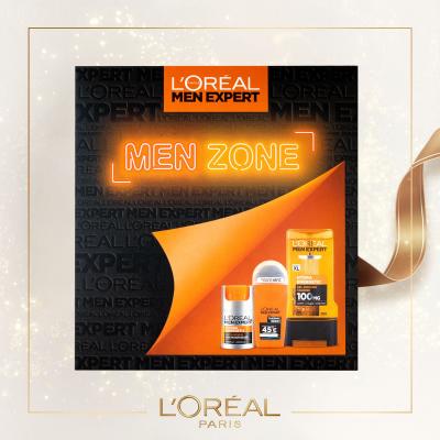 L&#039;Oréal Paris Men Expert Hydra Energetic Darčeková kazeta hydratačný krém Men Expert Hydra Energetic Daily Moisturizer 50 ml + sprchovací gél Men Expert Hydra Energetic 300 ml + antiperspirant Men Expert Thermic Resist Antiperspirant 45° 50 ml