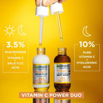 Garnier Skin Naturals Vitamin C Darčeková kazeta denné pleťové sérum Skin Naturals Vitamin C Brightening Super Serum 30 ml + nočné pleťové sérum Skin Naturals Vitamin C Brightening Night Serum 30 ml