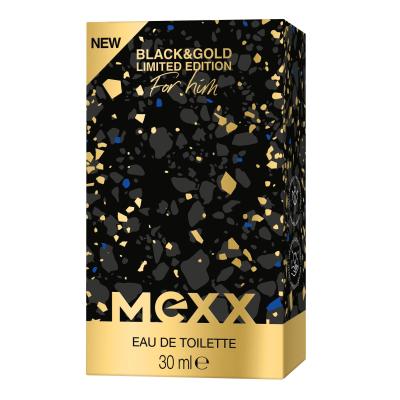 Mexx Black &amp; Gold Limited Edition Toaletná voda pre mužov 30 ml