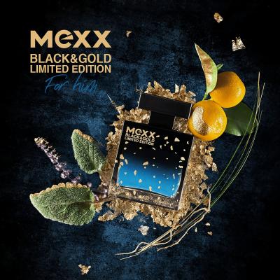 Mexx Black &amp; Gold Limited Edition Toaletná voda pre mužov 30 ml