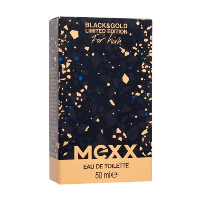 Mexx Black &amp; Gold Limited Edition Toaletná voda pre mužov 50 ml