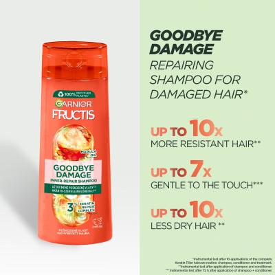 Garnier Fructis Goodbye Damage Repairing Shampoo Šampón pre ženy 250 ml