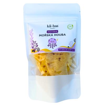 Kii-Baa Organic Silky Sea Sponge 8-10 cm Doplnok do kúpeľne 1 ks