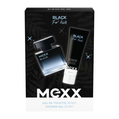 Mexx Black Man Darčeková kazeta Edt 30ml + 50ml sprchový gel