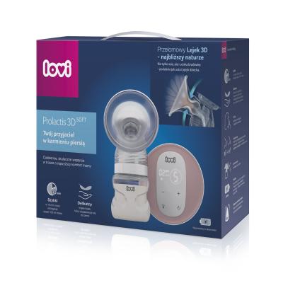 LOVI Prolactis 3D Soft Two-phase Electric Breast Pump Odsávačka mlieka pre ženy 1 ks