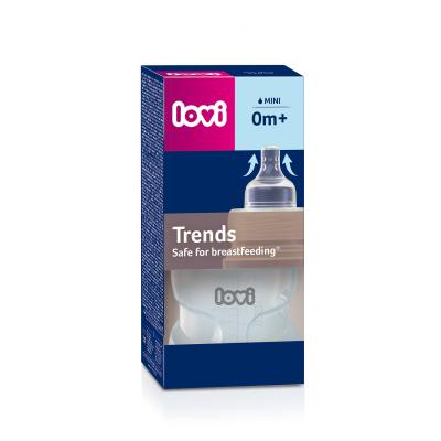 LOVI Trends Bottle 0m+ Green Dojčenská fľaša pre deti 120 ml