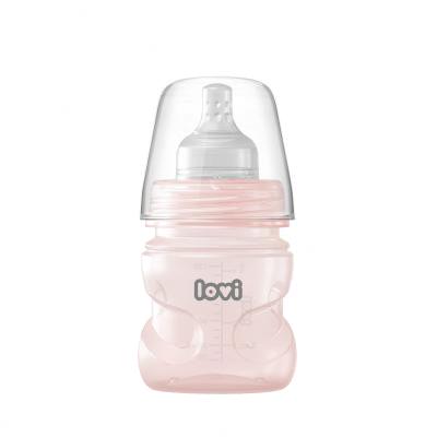 LOVI Trends Bottle 0m+ Pink Dojčenská fľaša pre deti 120 ml