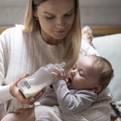 LOVI Trends Bottle 0m+ Beige Dojčenská fľaša pre deti 120 ml