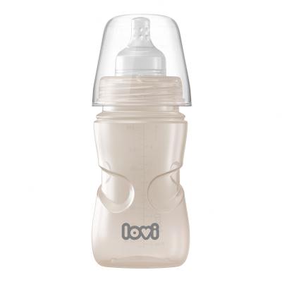 LOVI Trends Bottle 3m+ Beige Dojčenská fľaša pre deti 250 ml