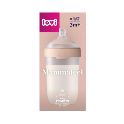 LOVI Mammafeel Bottle 3m+ Dojčenská fľaša pre deti 250 ml