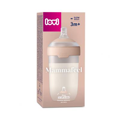 LOVI Mammafeel Bottle 3m+ Dojčenská fľaša pre deti 250 ml