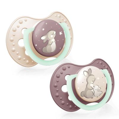 LOVI Night &amp; Day Dynamic Soother Girl 18m+ Cumlík pre deti 2 ks