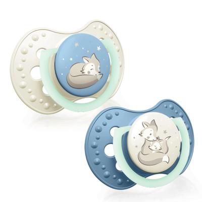 LOVI Night &amp; Day Dynamic Soother Boy 18m+ Cumlík pre deti 2 ks