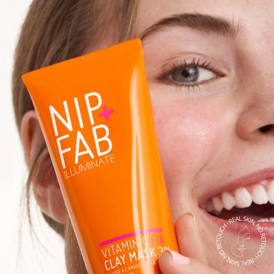 NIP+FAB Illuminate Vitamin C Fix Clay Mask 3% Pleťová maska pre ženy 75 ml