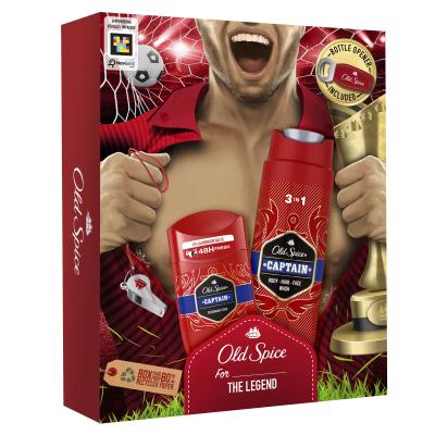 Old Spice Captain Darčeková kazeta deostick 50 ml + sprchovací gél 3v1 250 ml + otvárač na fľaše