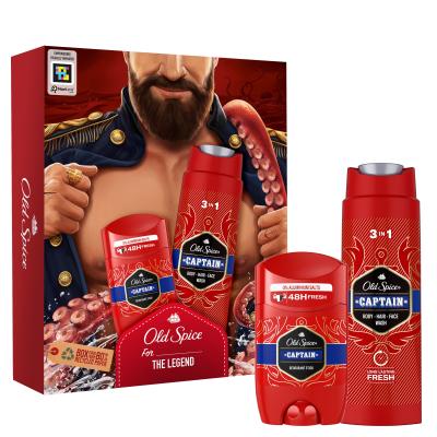 Old Spice Captain Darčeková kazeta deostick 50 ml + sprchovací gél 3v1 250 ml