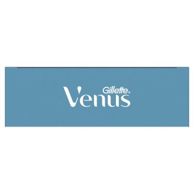 Gillette Venus Darčeková kazeta holiaci strojček Venus Smooth 1 ks + náhradná hlavica 1 ks + gél na holenie Satin Care Sensitive Aloe Vera 75 ml