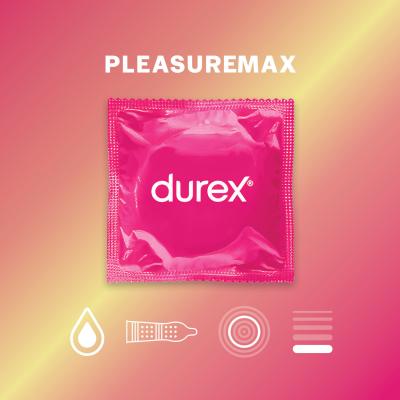 Durex Pleasuremax Kondómy pre mužov Set