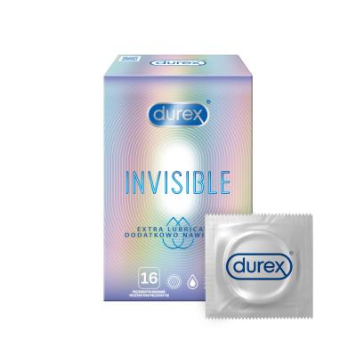 Durex Invisible Extra Lubricated Kondómy pre mužov Set