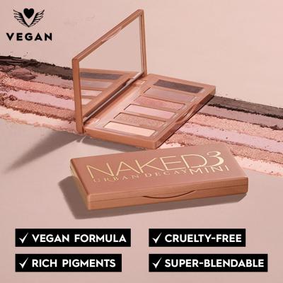 Urban Decay Naked3 Mini Eyeshadow Palette Očný tieň pre ženy 6 g