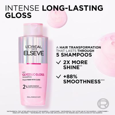 L&#039;Oréal Paris Elseve Glycolic Gloss Shampoo Šampón pre ženy 200 ml